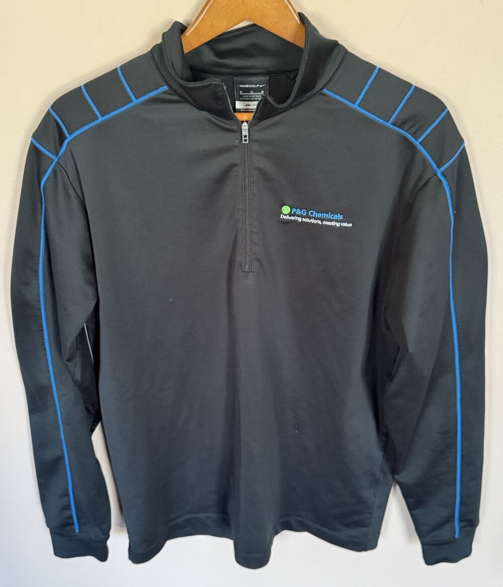 Nike Golf 1/4 Zip Pullover Sweater Jacket Medium Drifit